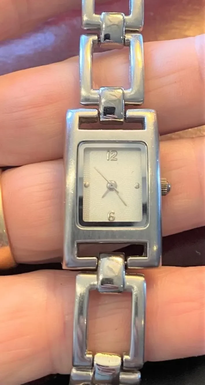 Women's 20mm Brushed Metal Watch, Bracelet Band